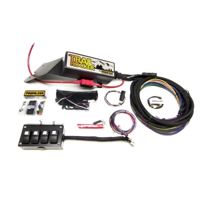 Painless Wiring Trail Rocker Under Dash Accessory Control System (4 Switch) - 57021